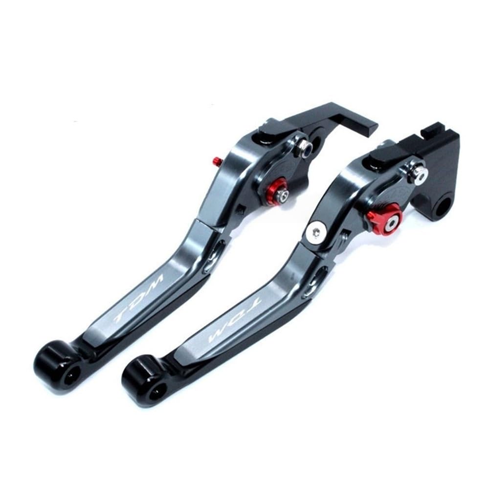 Nhgfdfs A Motorcycle Clutch Brake Lever For Ya&Mah Tdm 900 2004-2014 Motorcycle Ccessories Cnc Djustable Folding Extendable Brake Clutch Levers