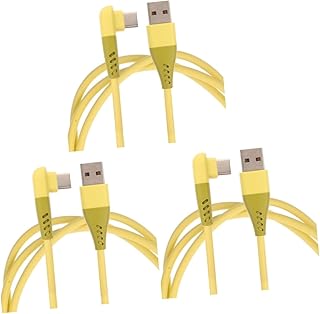 Obuyke 3Pcs Cabo De Dados Typec Adaptador Para Carro Cabo De Telefone Carregador Para Celular Carregadores USB Cabos USB C Cabo USB Tipo-C Cabos De Dados Linha De Carregamento Criativa