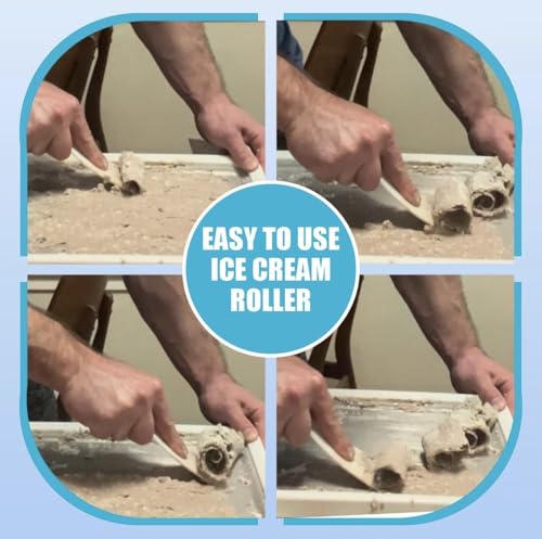 Image of Extra Large Rolled Ice Cream Maker (14 inchx10 inch) - Make Instant IceCream w /the Family - Manual Roll Your Own IceCream - Roll Ice Cream Tray (Green)