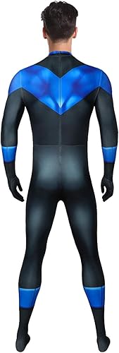 Miniatura 2 de Bailu Disfraz de superhéroe de Halloween para cosplay, overol Zentai, enterizo de elastano, estilo 3D para adultos
