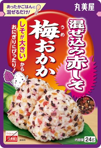 丸美屋食品工業 混ぜ込み赤しそ 梅おかか 24gのサムネイル