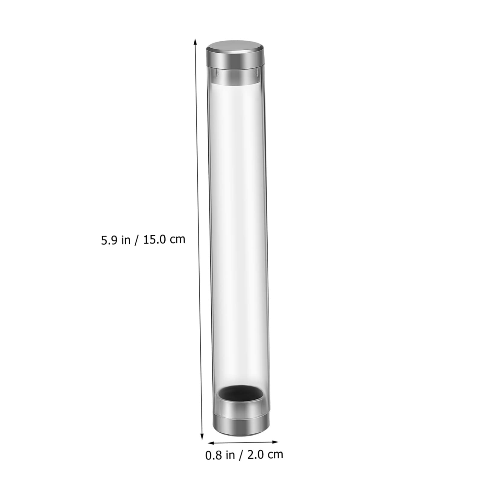 NUOBESTY Estuche para Bolígrafos De 100 Piezas Contenedor De Tubo para Bolígrafo Estuches De Almacenamiento para Bolígrafos Individuales Fundas para Portalápices Individual