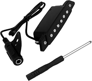 SUPVOX Captador De Guitarra Captador Magnético De Guitarra Captador De Violão Acústico Prático Captador De Buraco De Som Para Acessórios De Substituição De Guitarra Elétrica Peças