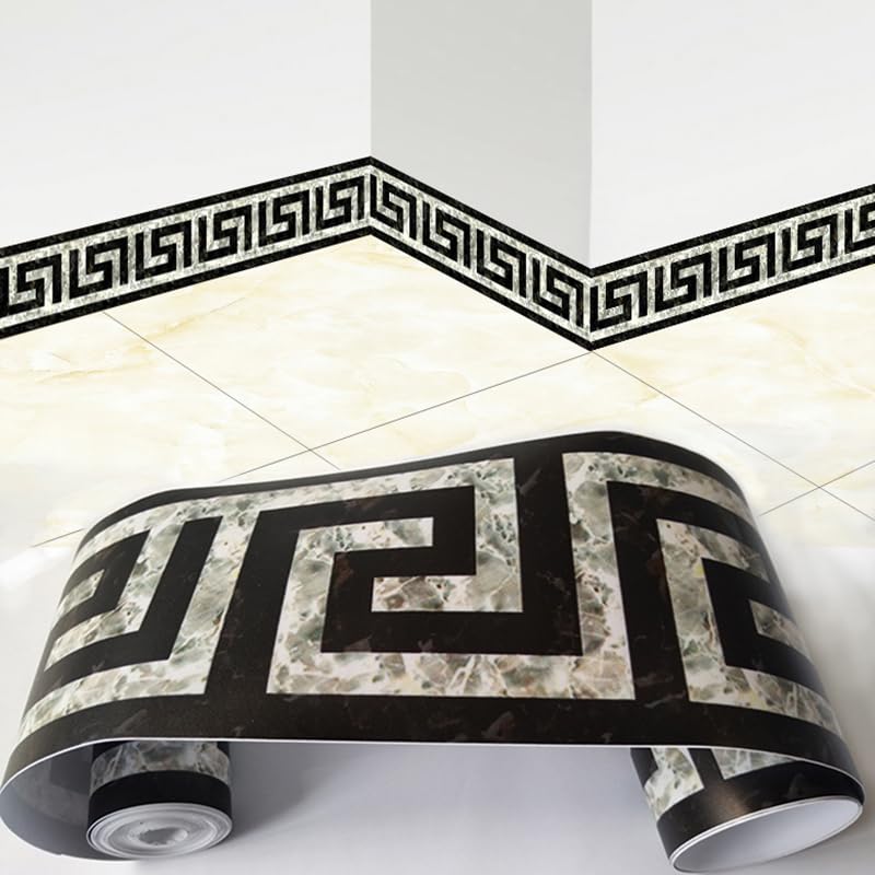 XiinxiGo Papier Autocollant 3D, Décoratif Moulure Murale Plinthe