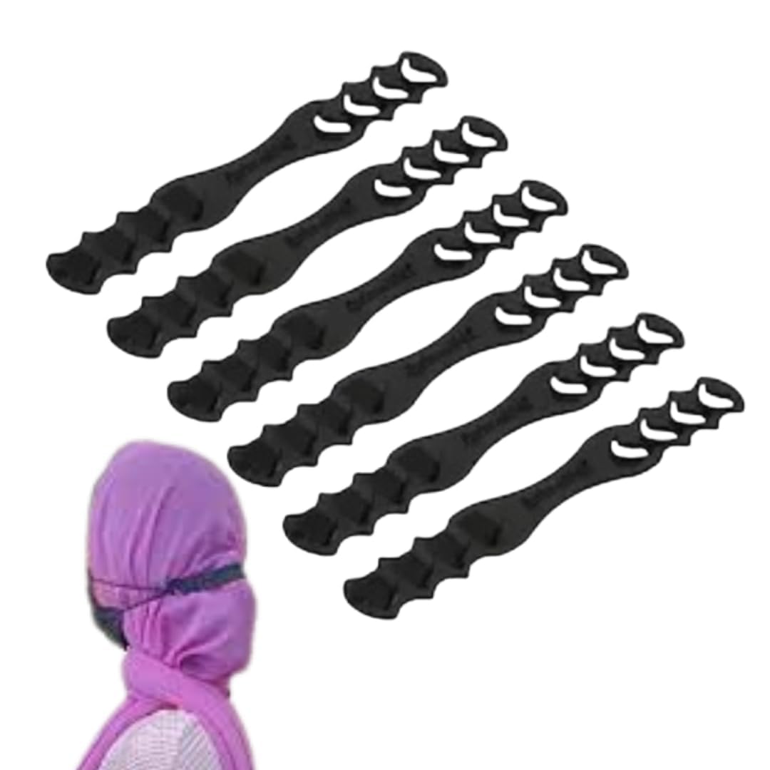 FLYFAR 6 Pcs Mask Extender Strap – Adjustable Mask Holder Hook for Ears, Hijab Extender & Hijab Mask Holder – Soft, Reusable, Lightweight, Multicolor-picture-21