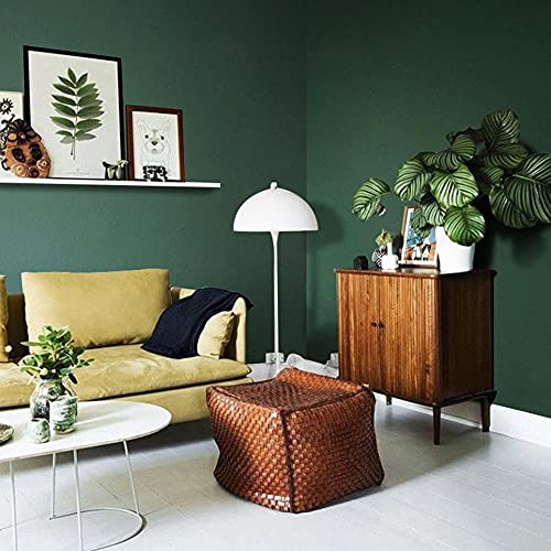Film vinyle de garde-robe vert foncé 53cm x 5m papier peint auto-adhésif salon - 3