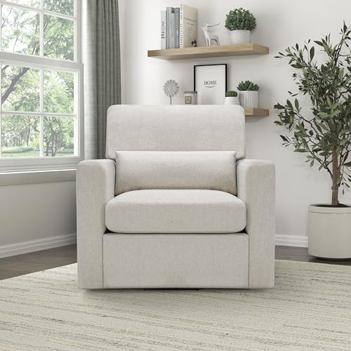 Sillón Giratorio Bouclé Beige