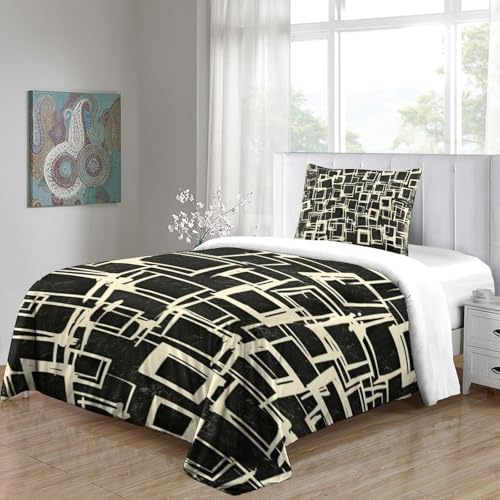 Housse de couette 135x200 microfibre stripes avec taie d'oreiller - 5