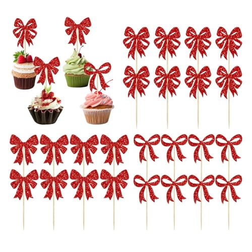 Púas para magdalenas, decoración, decoración navideña para cupcakes, para mesa de cumpleaños, fiesta, hogar, reunión familiar, celebración, evento, festival, animación