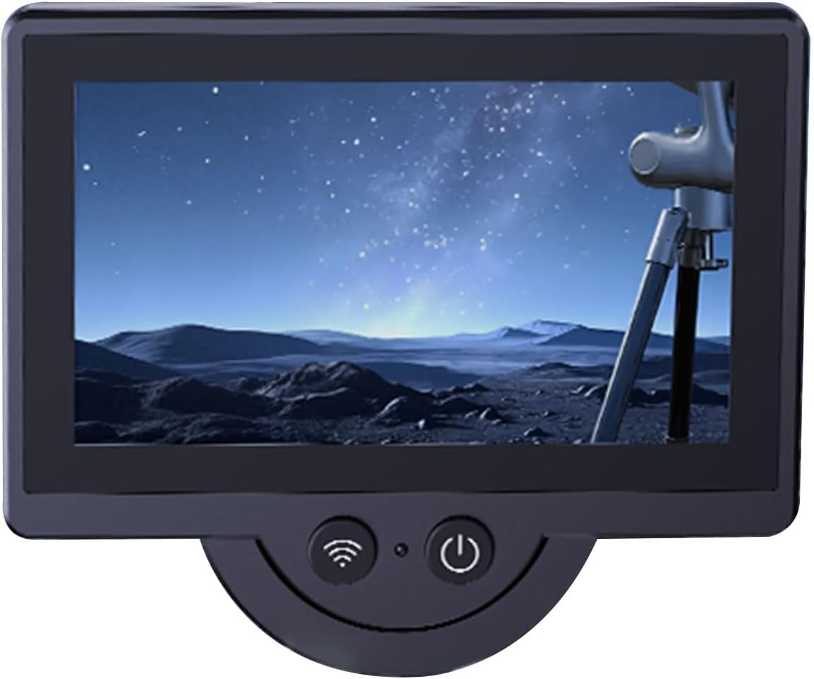 XUMIUZIY WiFi Electronic Eyepiece, 4.3 Inch HD Screen Telescope Camera with 1080P Real Time Imaging for Astronomy Photography, Compatible with 1.25 2 Inch Eyepiece Interface