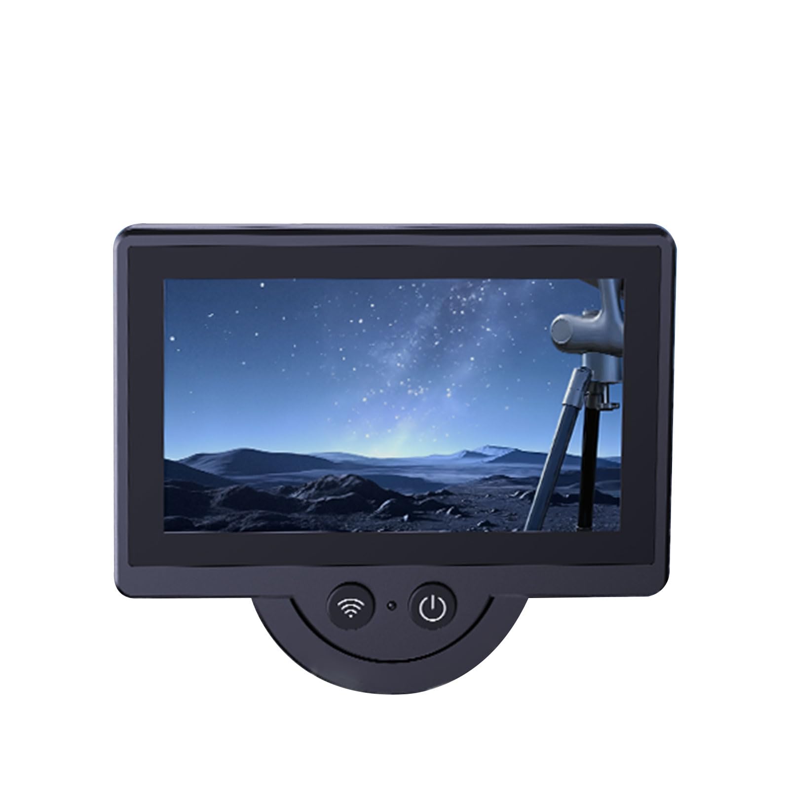 VBESTLIFE WiFi Electronic Ocular con Pantalla de 4.3 Pulgadas, Cámara de Telescopio de 1080p para Astronomía, Interfaces de Oculares de 1.25-2in, Control Inalámbrico de Teléfonos