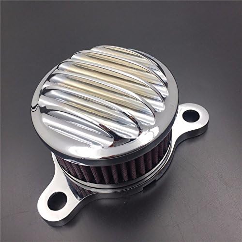 Chrome Air Cleaner Intake Filter System Kit Groove Engraved for Harley Sportster XL883 XL1200 1988-2022