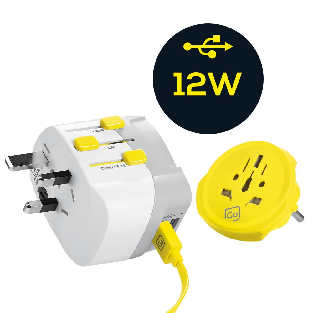Go Travel Adaptateur de prise britannique vers US, adaptateur de voyage Go Travel Adaptateur de prise britannique vers US, adaptateur de voyage