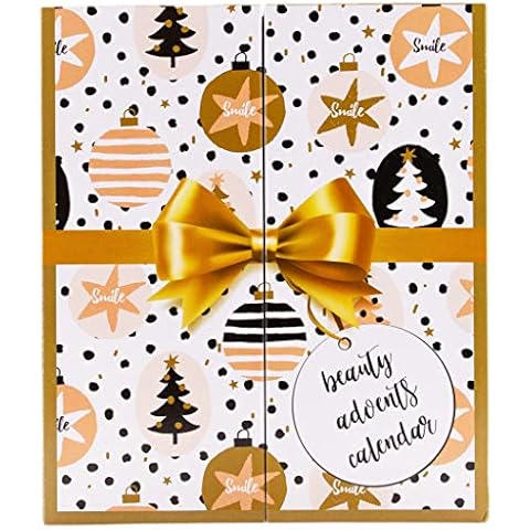 GOLDEN BOOK Beauty Adventskalender mit MakeUp - Kosmetik Buch zum Aufklappen Cover