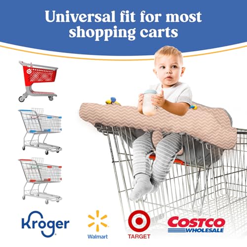 image for PILLANI Shopping Cart Cover for Baby, High Chair Cover for Restaurant 