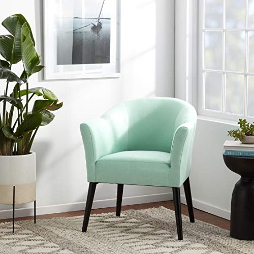 Gdf Studio Charmaine Light Blue Fabric Arm Chair #TOP6