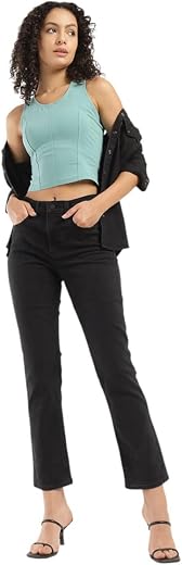 Levi's Women's High Rise 724 Slim Straight Fit Jeans