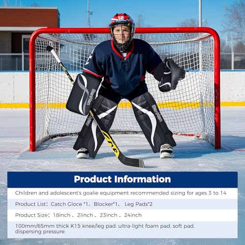 BenKen Goalie Equipment Set (Black 27) - Thumbnail 3