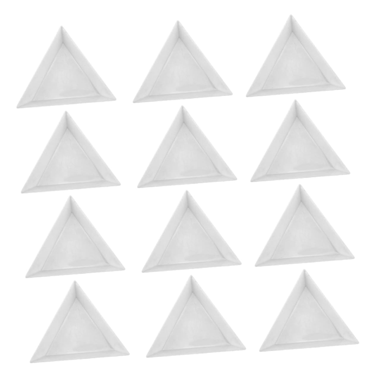 CONGARTENO 24pcs Rhinestone Bead Containers Plastic Jewelry Tray Dish for Sorting Diy Beading Trays Jewelry Making