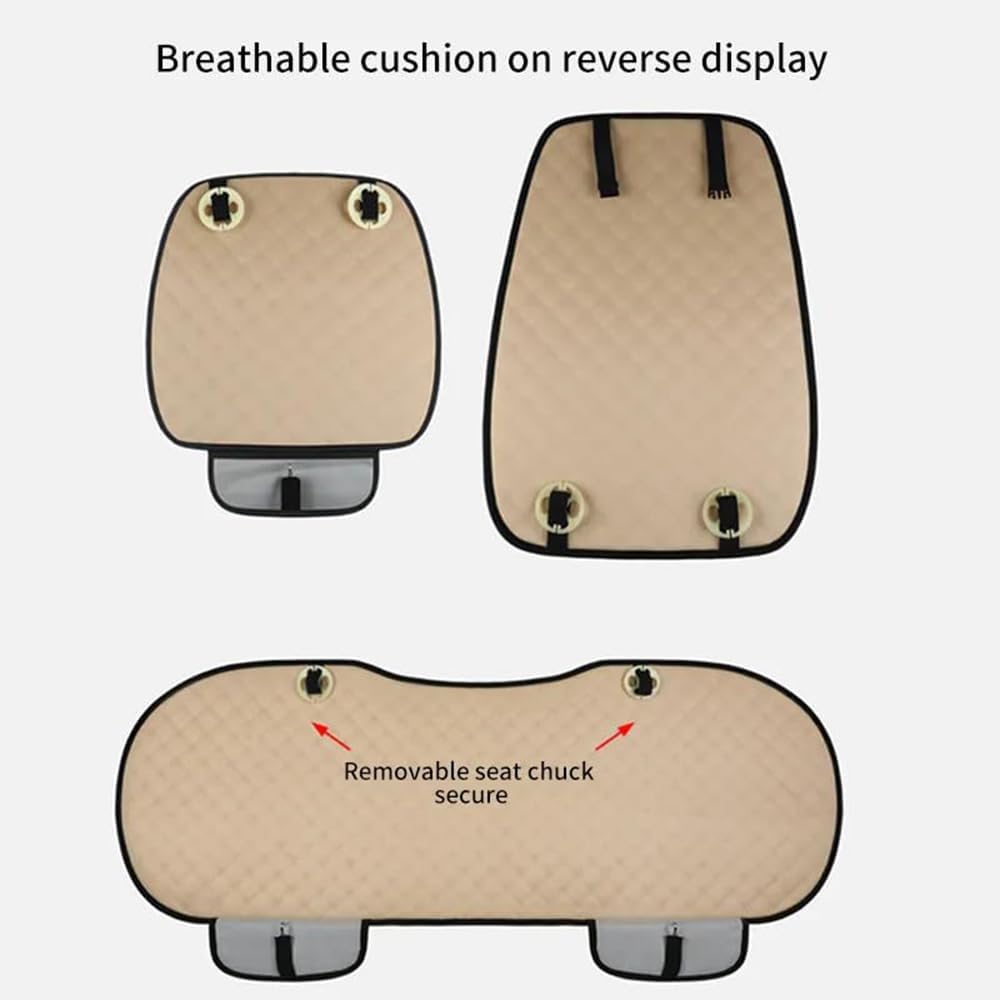 5 Asientos Universal Funda Asiento Coche para MG ZS (SUV/EV) 2019-2024, Impermeables Transpirabilidad Juegos de Cubreasientos Interior Accesorios,A