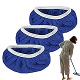 Shaersu Bayetas para Fregona | Bayetas Reutilizables para Barrer Y Limpiar | 3 Piezas Lavables con Ajuste, Ideales para el Salón, Cocina, Baño, Apartamento y Balcón