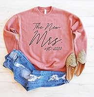 Algopix Similar Product 14 - The New Mrs Est 2020 Drop Shoulder