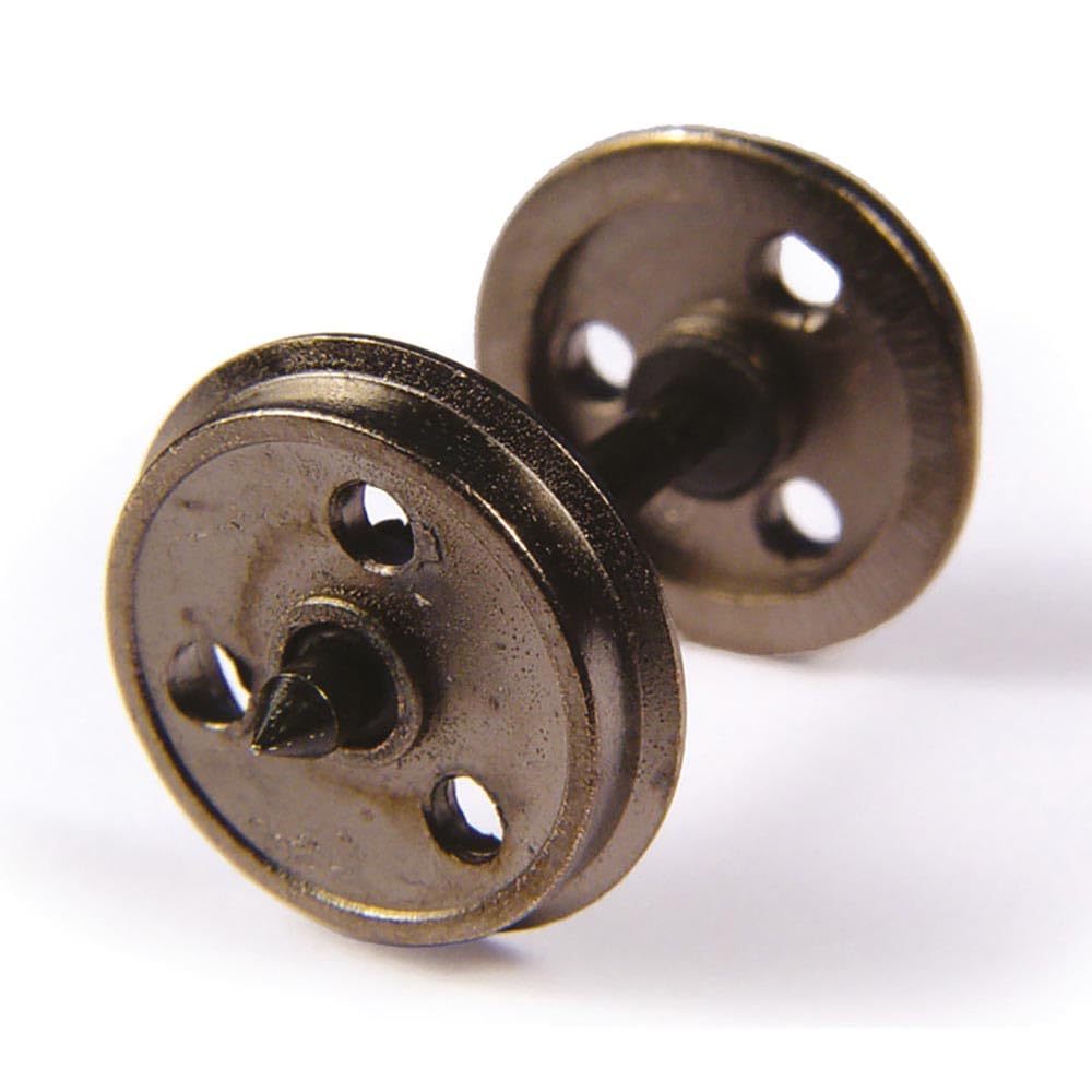 METAL 3 HOLE DISC WAGON WHEELS (X10)
