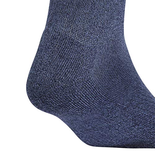 Adidas Mens Athletic Cushioned Crew Socks (6-Pair), Legend Ink Blue/Tech Ink Blue/Light Onix Grey, Large #TOP4