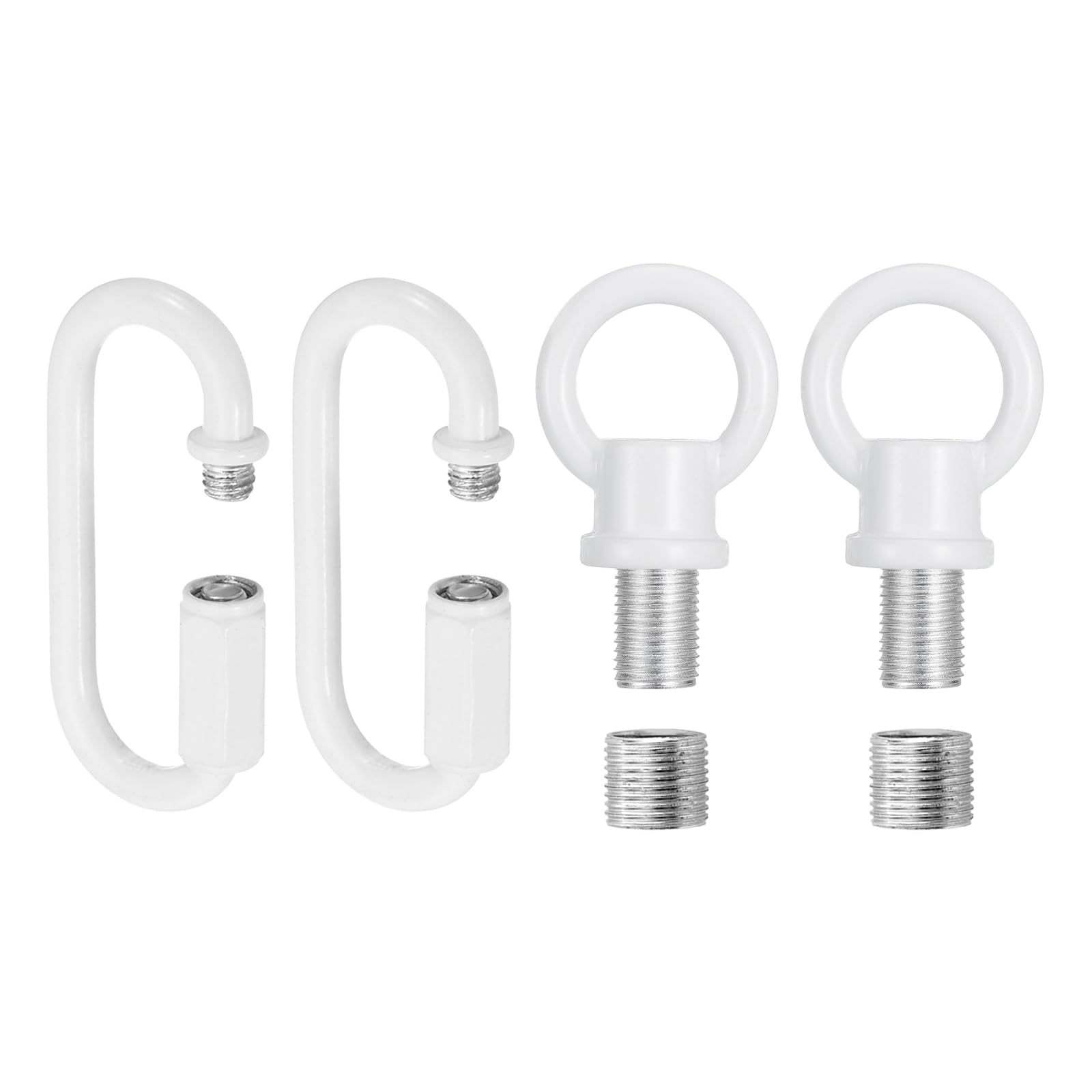 PATIKIL M10 Fine Thread Lamp Female Loop Holder with M12 Adapter Chain Quick Link