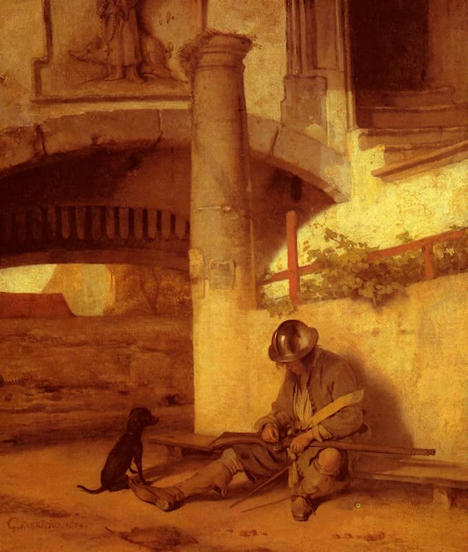 Pintura murales decor lienzo de El centinela, réplica artística vintage de 60x90cm alta calidad