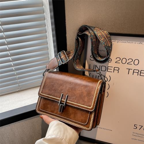 Image of Crossbody Bags for Women Leather Cross Body Purses Wallet Cute Designer Handbags Shoulder Bag Medium Size Bag Gift
