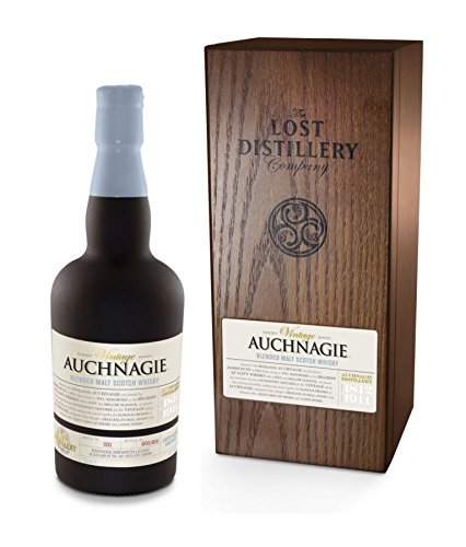Auchnagie Vintage Selection - The Lost Distillery Company 700ml, 46% Abv, Non Chill Filtered, Blended malt Scotch Whisky. Delicate highland style. Lost Scotch Whisky Legends Reborn. 