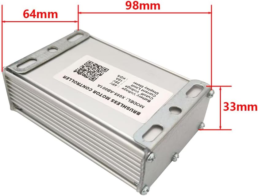 LONGCHI Brushless Motor Speed Controller X055-AB001A 48V 18A Suitable for KDS Protocol Electric Scooters Mountain Bikes Display Instruments and Electric Bicycle Controllers