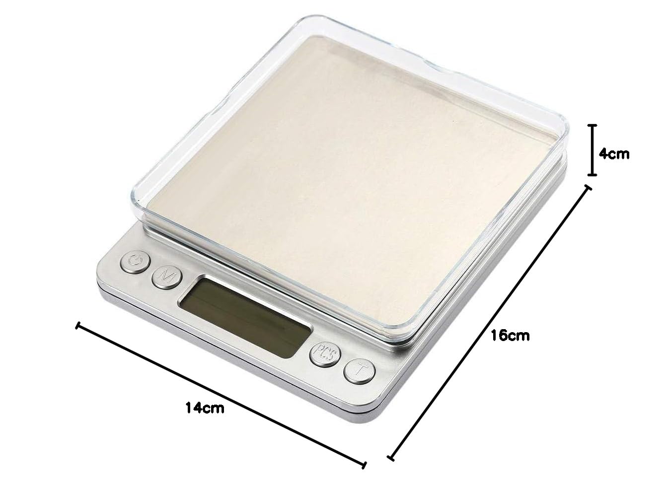 Waga kuchenna cyfrowa przenośna waga elektroniczna kieszonkowa precyzyjna waga jubilerska waga narzędzia kuchenne (500g 0,01 g) (Size : 1000g 0.1g)