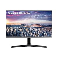 Samsung S24R352 60,45 cm (23,8 Zoll) Full-HD Monitor, Rahmenloses Design / IPS Panel (16:9, 4ms G/G Reaktionszeit, VGA, HDMI), IPS-Panel , schwarz-glänzend