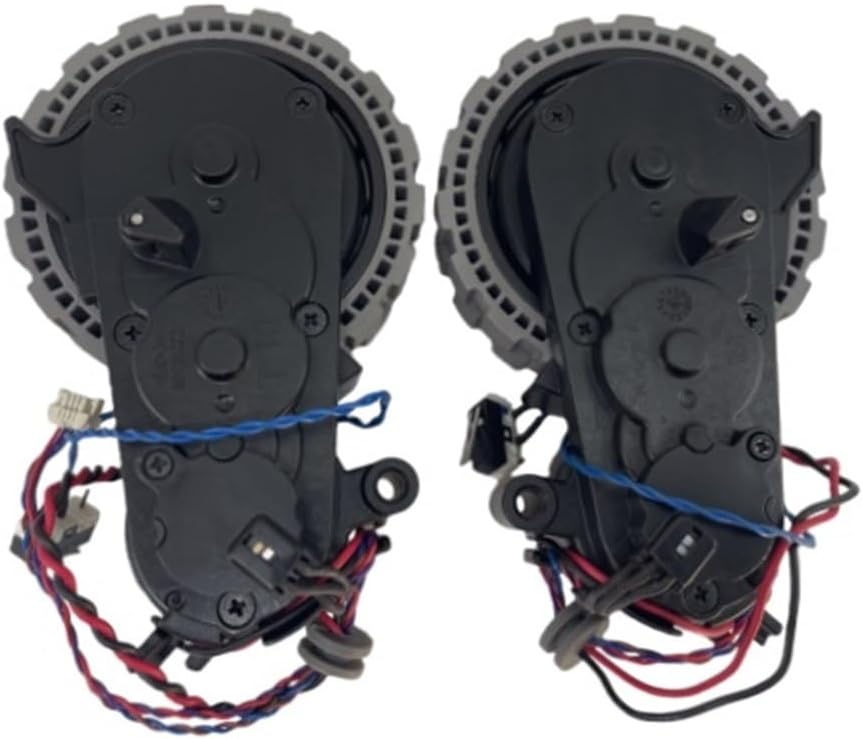 Wheel Motor Assembly,Compatible For Ecovacs,Compatible For Deebot,T10 / T20 / X1 Series Vacuum Cleaner Parts(L+R Wheel)