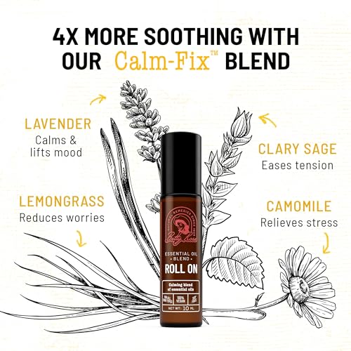 Sleep Essential Oil Roll On - Lavender Roll on Essential Oil with Blend of Clary Sage, Lemongrass and Chamomile - Essential Oils for Sleep and Relaxation - 10ml Calming Roll on Essential Oils - Image 4