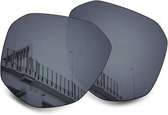 Well-aimed Replacement Lenses Compatible with Bur-berry BE3139 58mm Sunglasses - Black Iridium Polarized