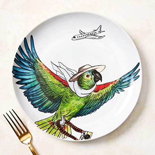 Parrot Animal Salad Plate -Each -