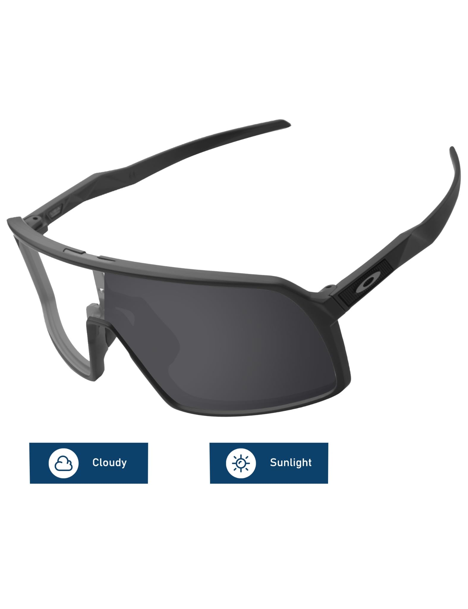 Lentes de repuesto polarizadas de 1,6 mm para gafas de sol Oakley Sutro OO9406, protección UV, lente de espejo oscuro, piezas de reparación y kit