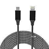 Extra Long iPhone 12 Charger Cable 20Ft/6M USB-C to Lightning Cable Power Delivery Fast Charging...