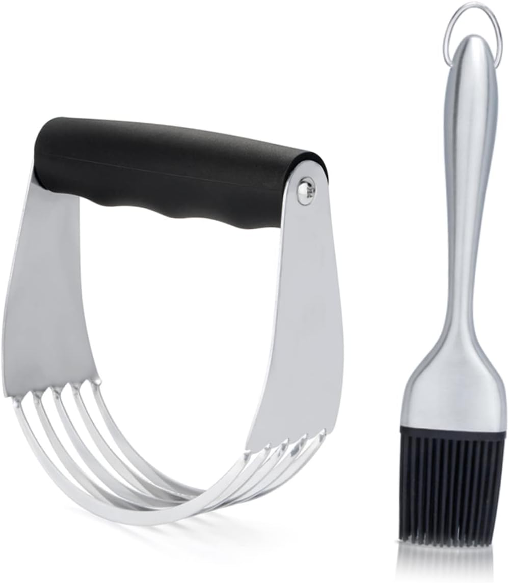 Stainless Steel Pastry Cutter Dough Blender Set 3Pcs for Kitchen Home