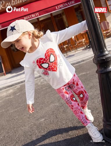Image of Disney Girls Outfits Long Sleeve Lightweight Shirt +Leggings Clothing Sets