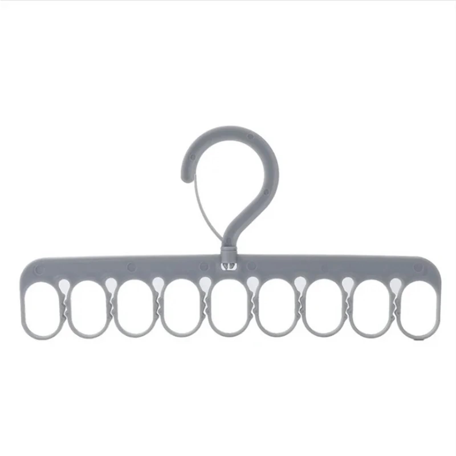 Ilumos 3PCS Multifunctional Windproof Clothes Clip Drying Rack - Ideal For Underwear, Socks, And Small Items Storage(Grey)