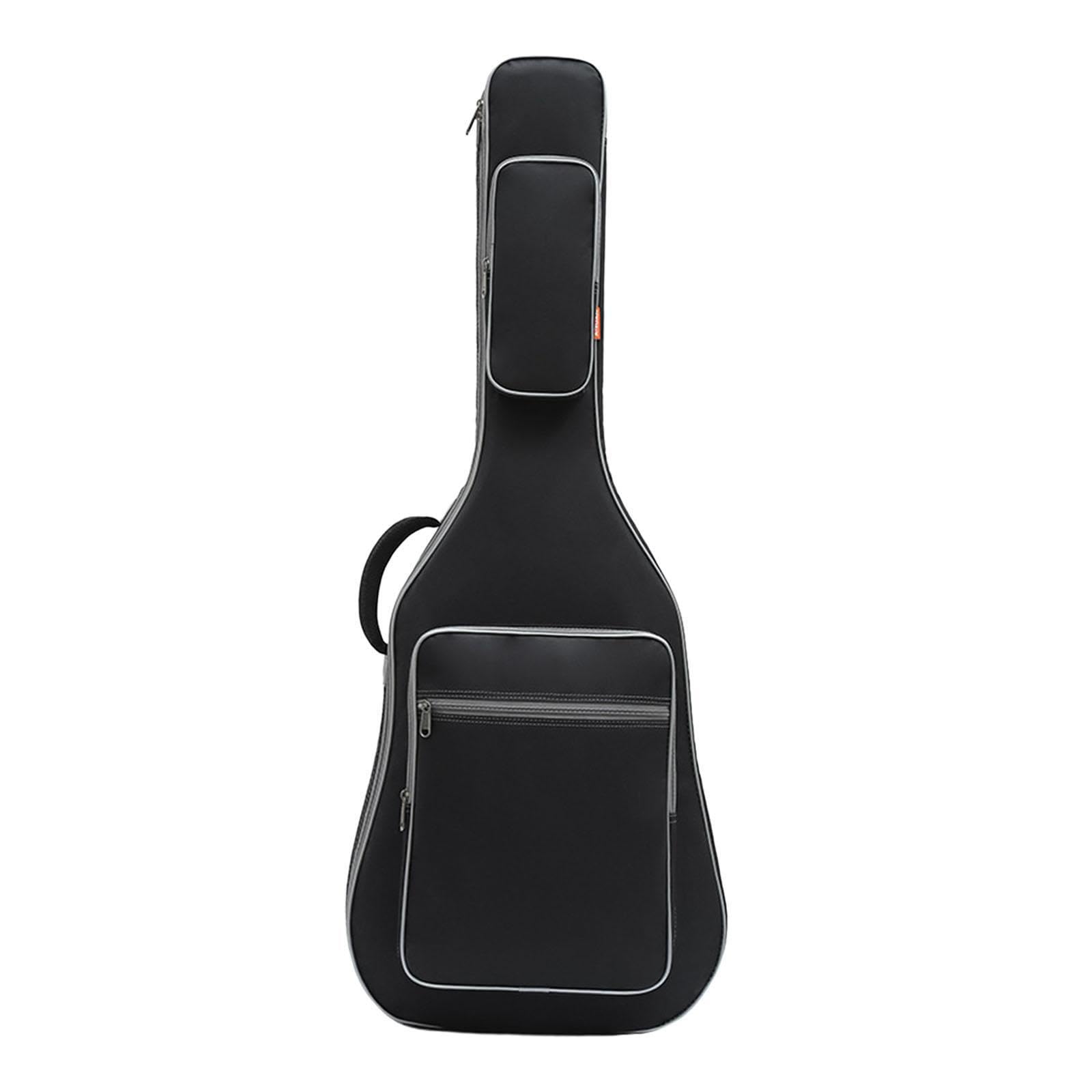 Bolsa para bajo eléctrico, funda para guitarra, funda para guitarra, para eléctrica, impermeable para bajo, para eléctrica .., Negro, 38x8x103cm