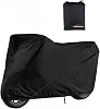 MOONRIDER Waterproof Premium Motorcycle Tarpaulin Under 450cc Motorcycle protective tent with Bottom Rubber Carrying Bag for all Engines