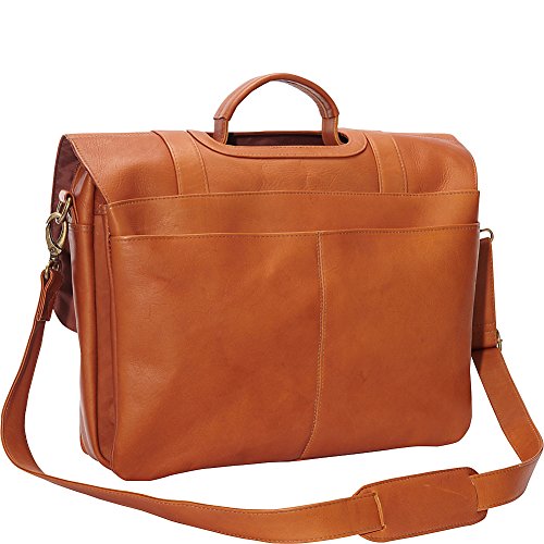 Image of Le Donne Leather Classic Laptop Brief (Black)