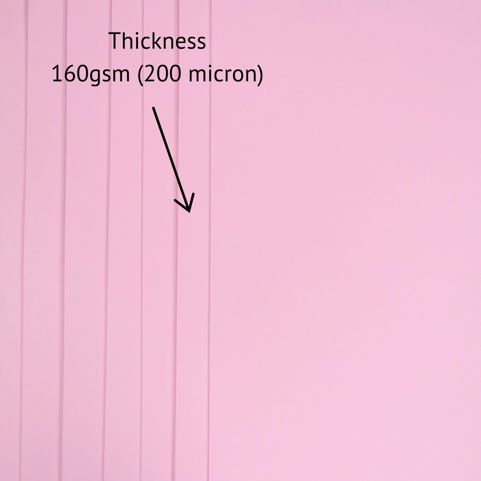 Cartulina A5 Para Imprimir Cartulina Fina Rosa Claro Para Impresión Y Manualidades, Tamaño A5, 160 G, Paquete De 40 Hojas, Apta Para Impresoras, Fotocopiadoras Y Actividades Creativas Tamaño De Cartulina A5