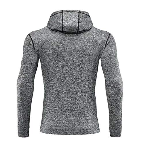 PPPPA Felpa con Cappuccio da Palestra da Uomo