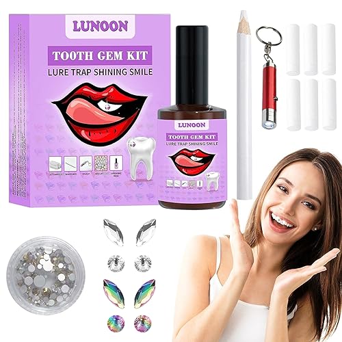 Tooth Gems Kit Gemas Diamante Dientes Kit Dentales De Gemas Para Dientes Juego De Decoración De Dientes De Joyería Adornos De Dientes Para Mujeres Gemas Kit Con 2 Pares De Gemas Mariposa